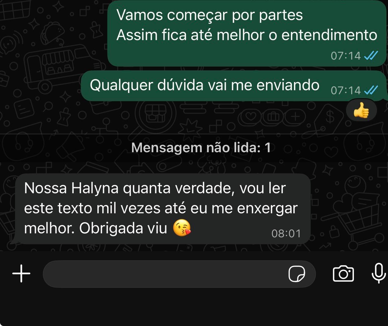 Depoimento Sistêmico WhatsApp 2