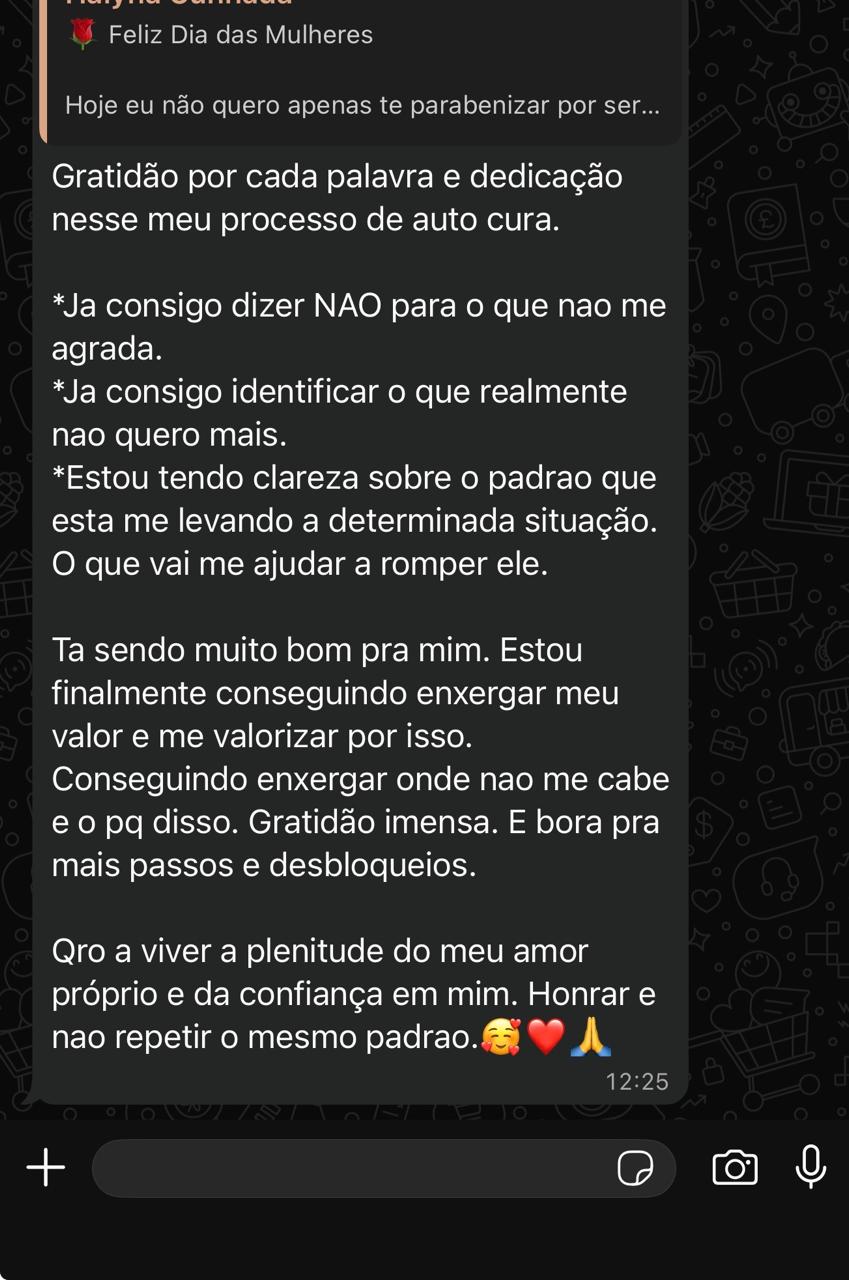 Depoimento Sistêmico WhatsApp 18